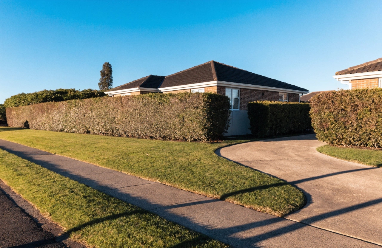 Lawn mowing and maintenance Maitland — freshly mowed and edged front yard on a residential street in Maitland NSW